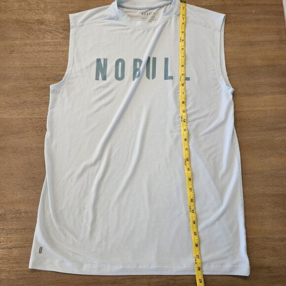 NOBULL Shirt Mens M Blue Sleeveless Muscle Tank Gym Casual Adult - Picture 5 of 6